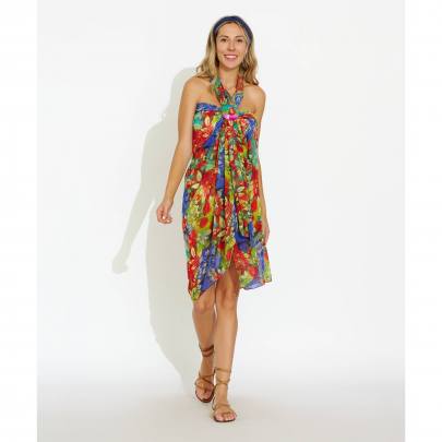 Multicolor Floral Sarong
