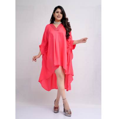 Pink Stylist Beach Kaftan Caftan